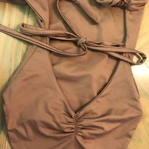 Londre Bodywear swimsuit size small one piece open back